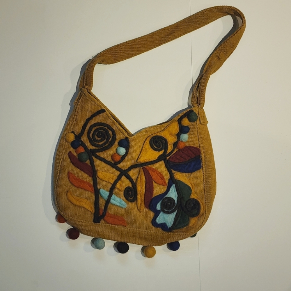 Colorful Embroidered Bag